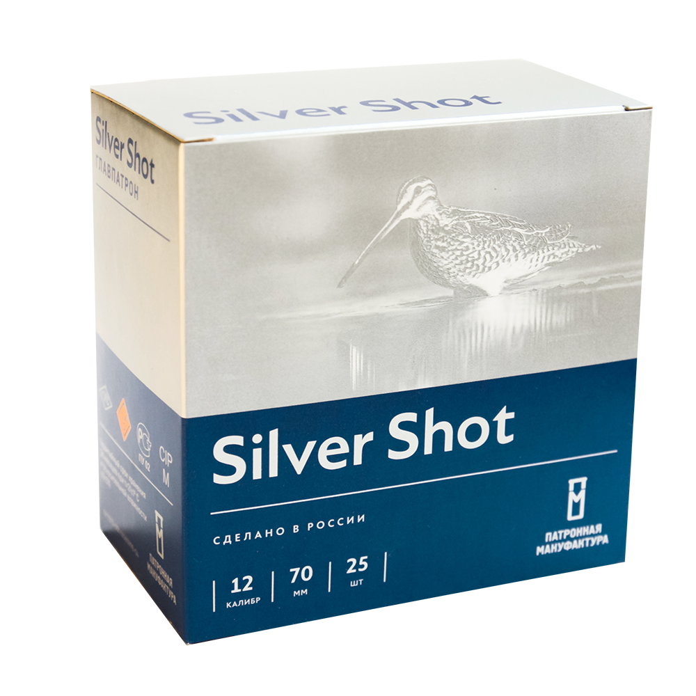 «Главпатрон» Silver Shot 12/70, дробь 34г.