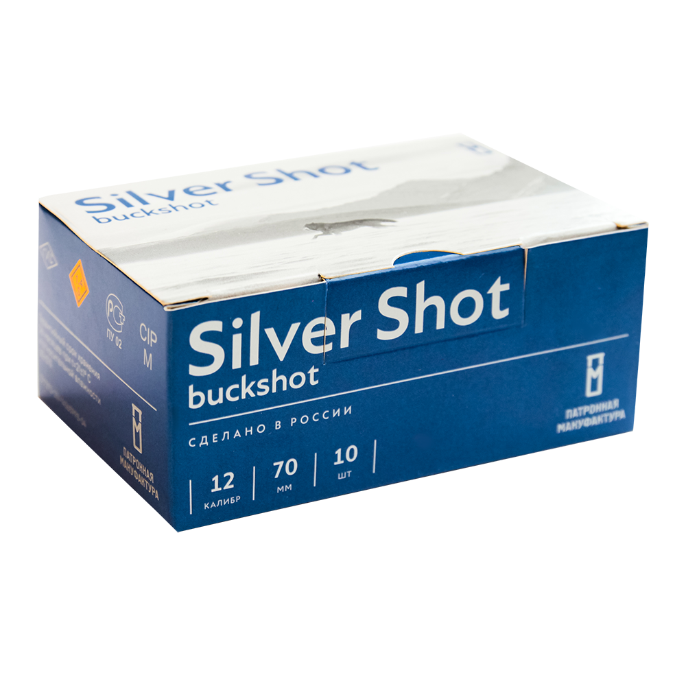 «Главпатрон» Silver Shot 12/70, картечь 36г.